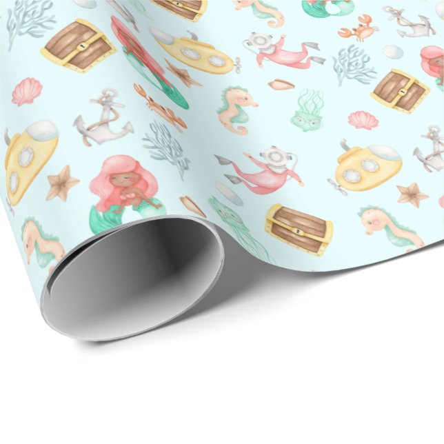 Under The Sea Wrapping Paper (Roll Corner)
