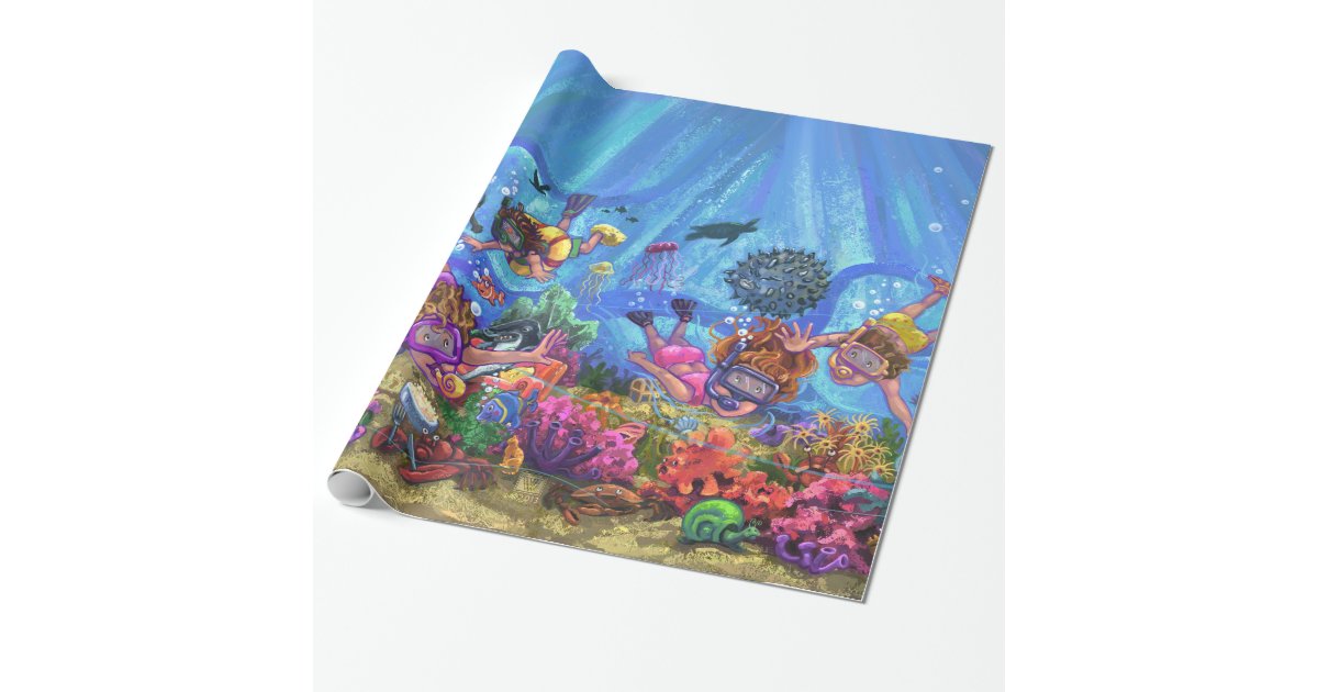 Under the Sea Wrapping Paper | Zazzle