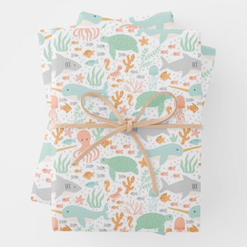 Under the Sea Wrapping Paper Sheets