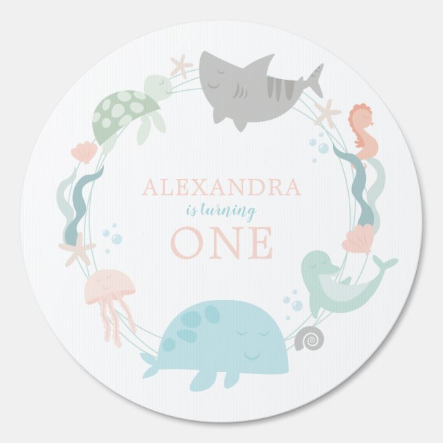 Under The Sea Yard Sign (Front)