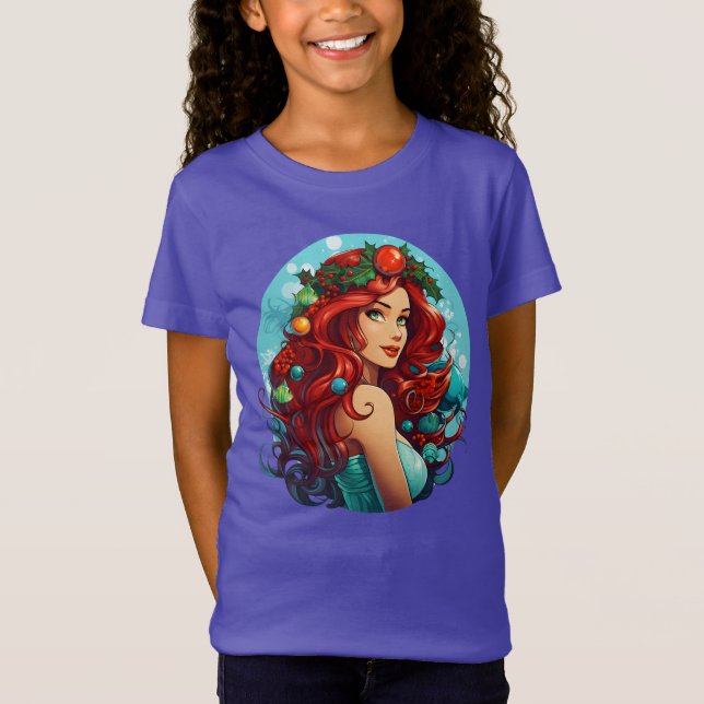 Under the Sea Yuletide: Mermaid Shirt (Front)