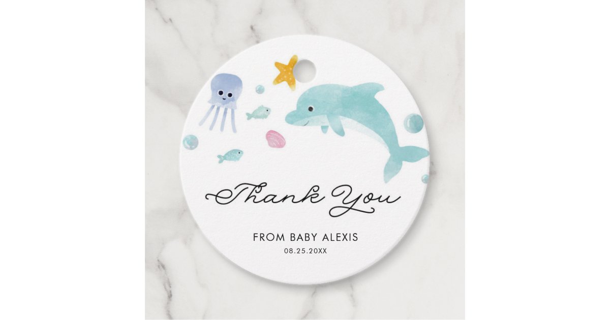 Baby Shower Guest Book Welcome Baby: Fish Under the SeaTheme