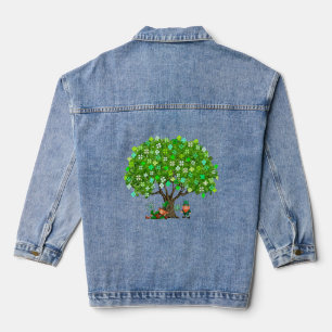 Under the Shamrock Tree Denim Jacket