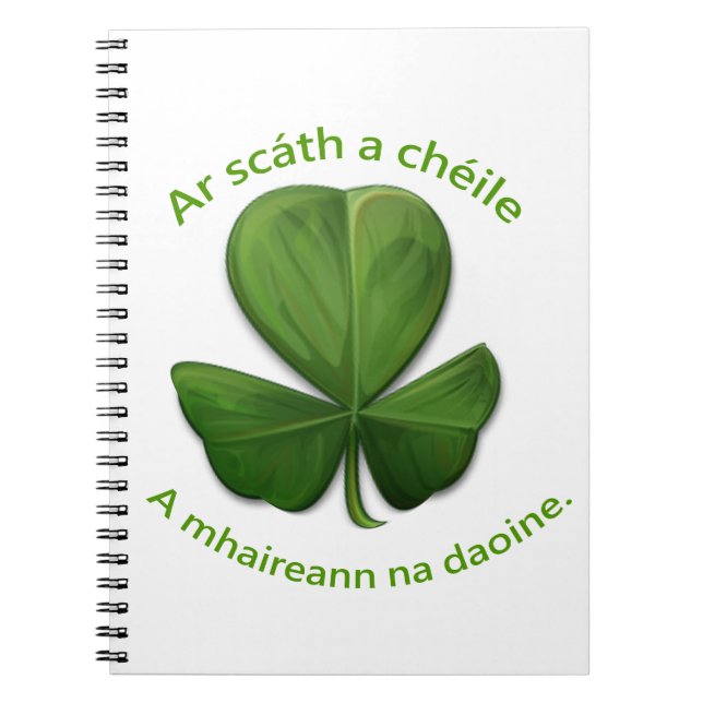 Under the shelter of each other people survive notebook (Front)