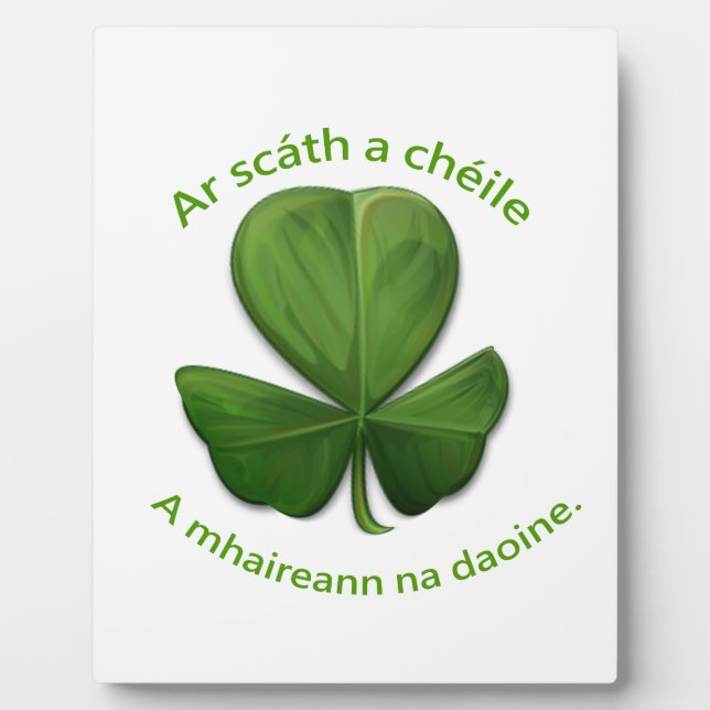 Under the shelter of each other people survive plaque (Front)