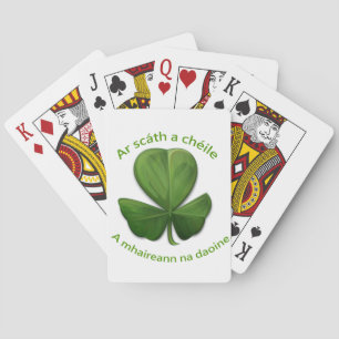 Under the shelter of each other people survive poker cards