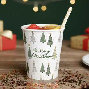 Under the Snowy Trees – Christmas Paper Cups