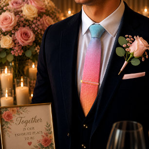 Under the Spectrum Veil Gold Finish Tie Bar