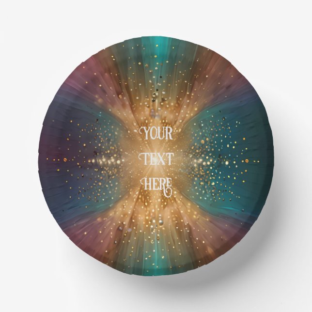 Under the Stars: A Celebration of Love Paper Bowls (Front)