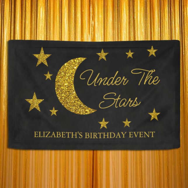 Under The Stars Birthday Banner (Creator Uploaded)