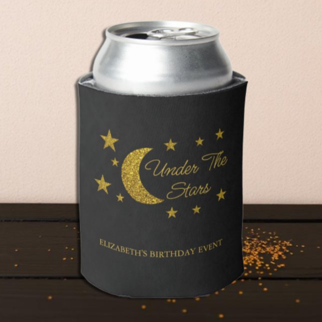 Under The Stars Birthday Can Cooler (Creator Uploaded)