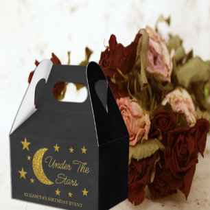 Under The Stars Birthday Favor Boxes