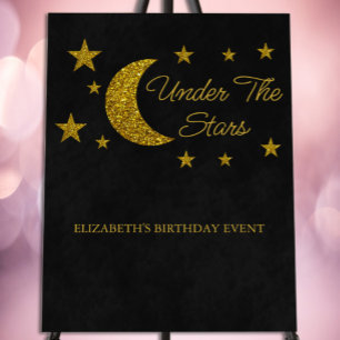 Under The Stars Birthday Foam Board