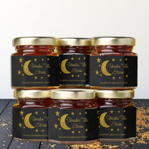 Under The Stars Birthday Honey Jar Favors