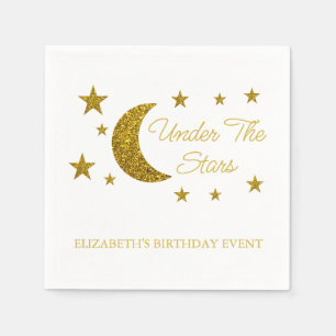 Under The Stars Birthday Napkins