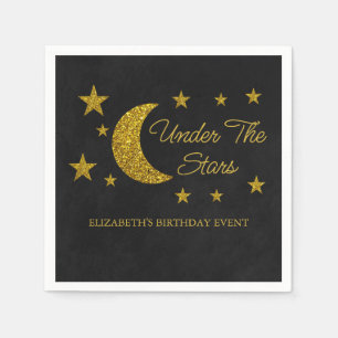Under The Stars Birthday Napkins