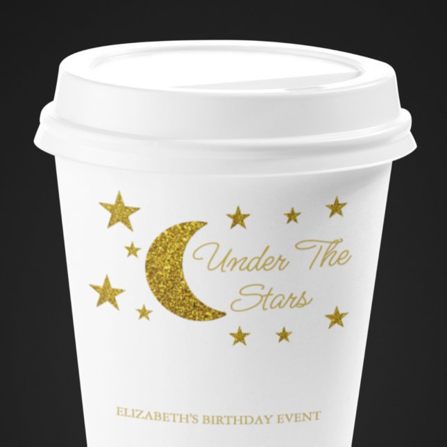Under The Stars Birthday Paper Cups (Creator Uploaded)