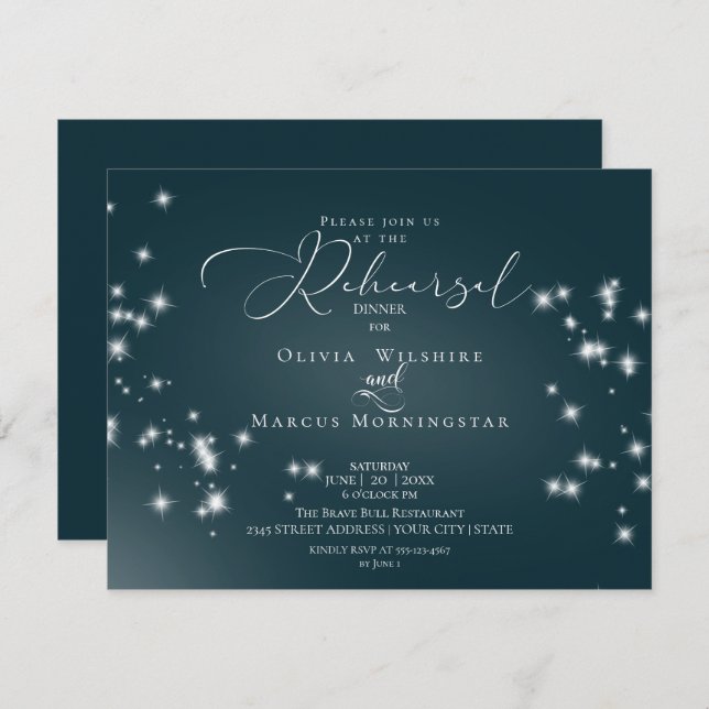Under the Stars Invitation (Front/Back)
