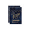 Under the Stars Navy Blue Gold Sparkle