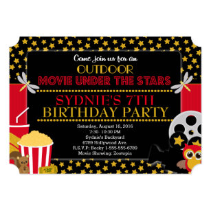 outdoor movie night gifts on zazzle