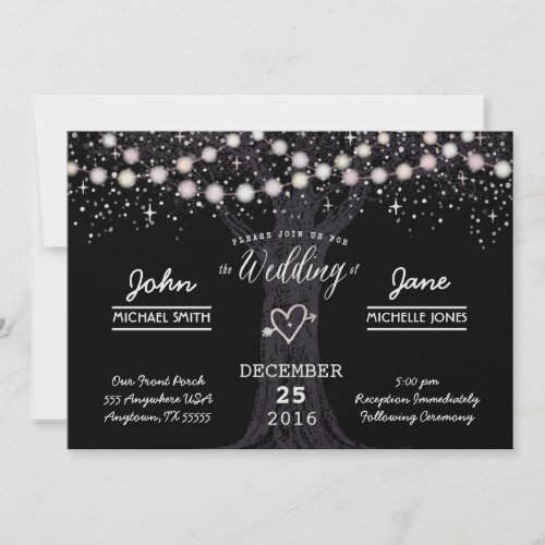 Under the Stars Pearl Shimmer envelopes included Invitation