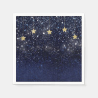Under The Stars Starry Night Gold Blue Prom Party