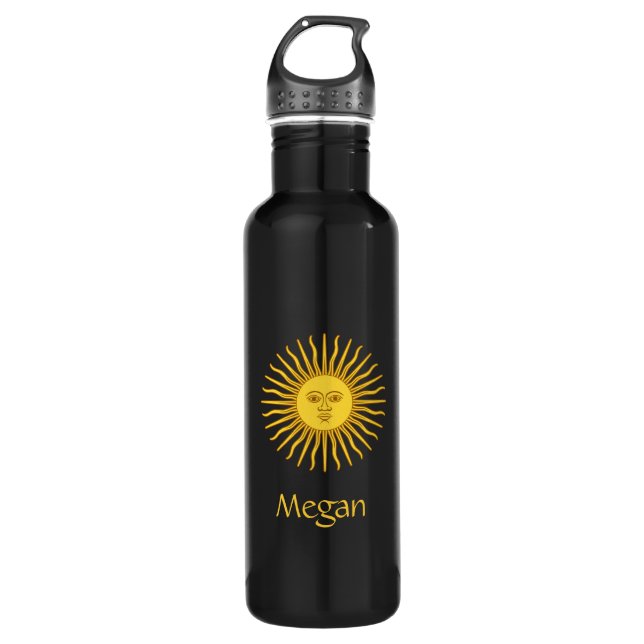 Under the Sun Personalized Stainless Steel Water Bottle (Front)