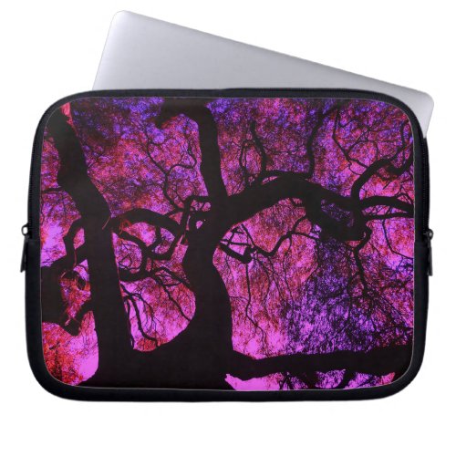 Under the Tree in Pink and Purple Laptop Sleeve