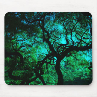 Under The Tree in Turquoise II Mouse Pad