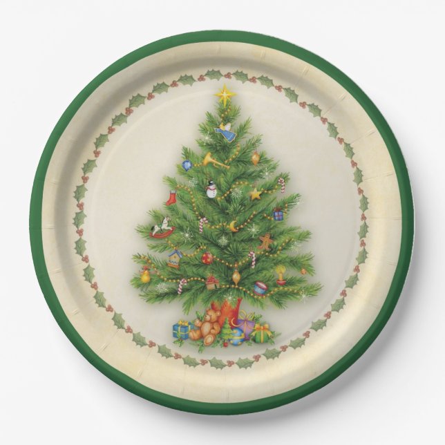 Under the Tree  Paper Plates (Front)