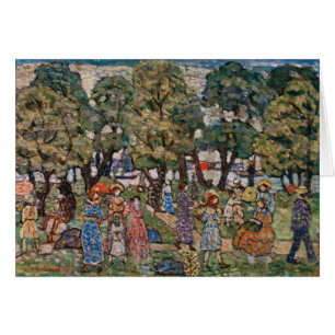 Under the Trees by Maurice Prendergast, Fine Art Cards