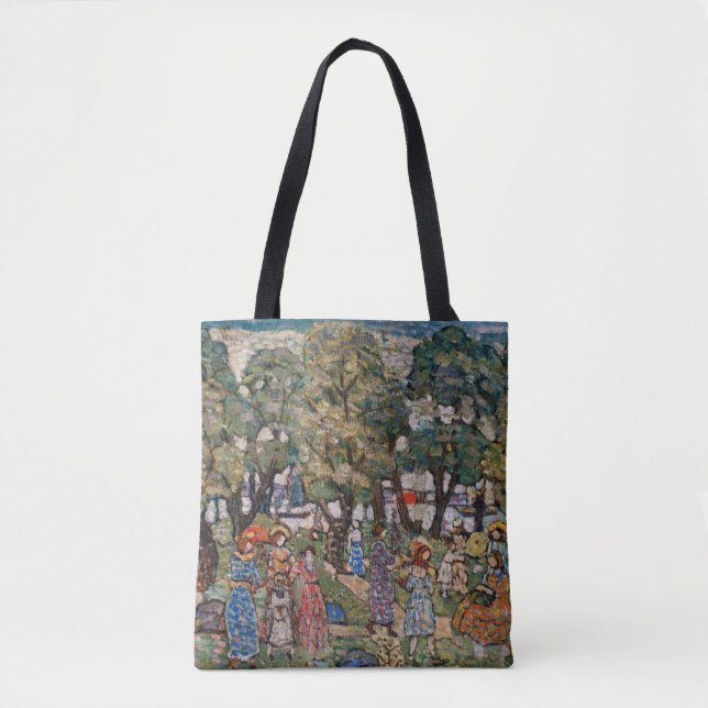 Under the Trees by Maurice Prendergast, Fine Art Tote Bag (Front)