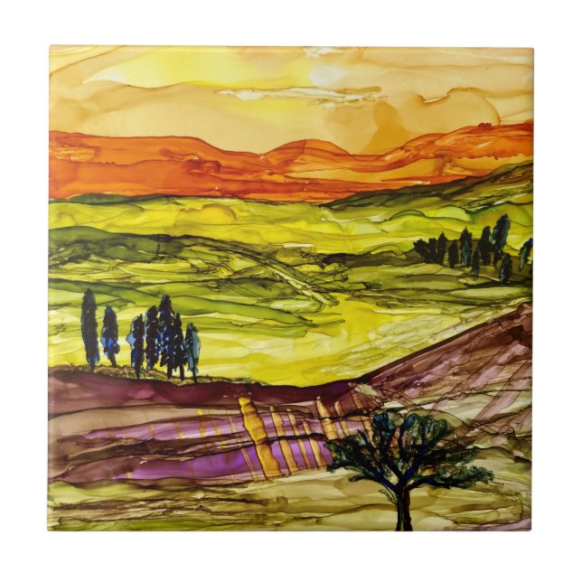 Under The Tuscan Sun   Ceramic Tile (Front)