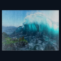 Under the Wave Cutting Board