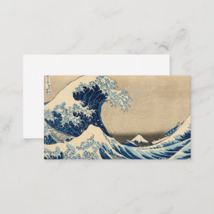 Under the Wave off Kanagawa by Katsushika Hokusai Business Card