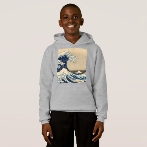 Under the Wave off Kanagawa by Katsushika Hokusai Hoodie