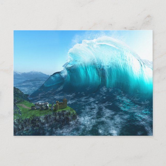 Under the Wave Postcard (Front)