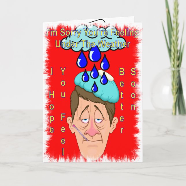Under The Weather Card (Front)