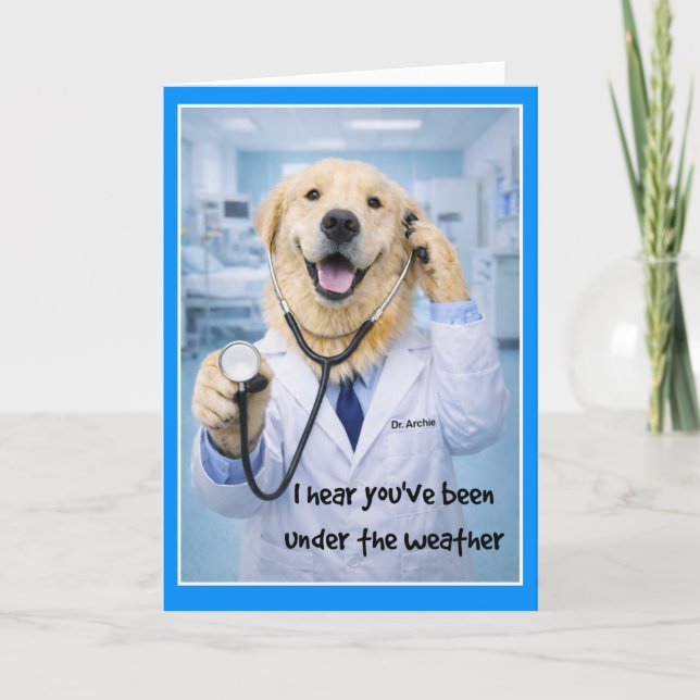 Under the Weather Get Well Card  ST-2 (Front)