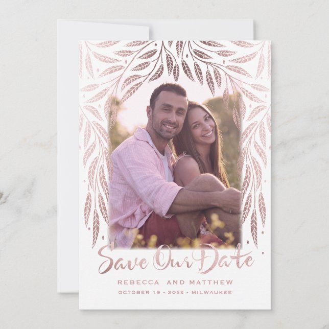 Under the Willows 2 Photo Save the Date (Front)