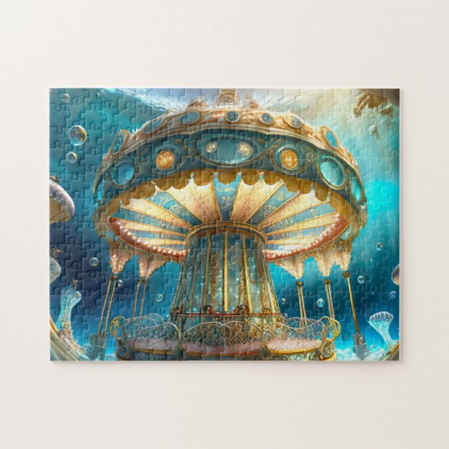 Under Water Carousel 1 The Daily Jigsaw puzzle Rec (Horizontal)
