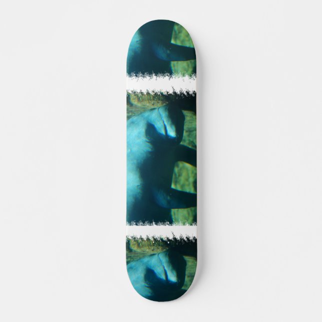 Under Water Manatee  Skateboard Deck (Front)