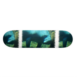 Under Water Manatee Skateboard Deck