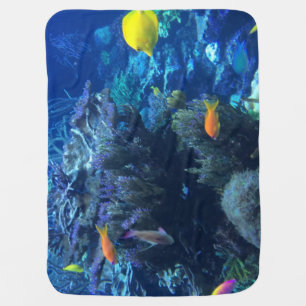 Under Water Ocean World And Summer Story Baby Blanket
