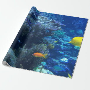 Under Water Ocean World And Summer Story Wrapping Paper
