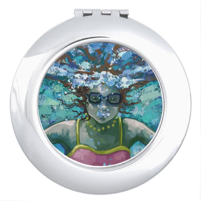Under Water Swim Compact Mirror (Front)
