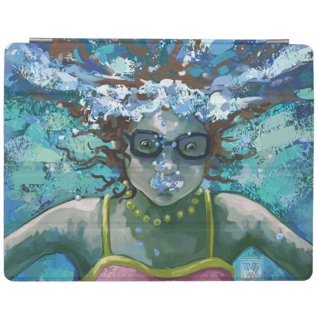 Under Water Swim iPad Smart Cover (Horizontal)
