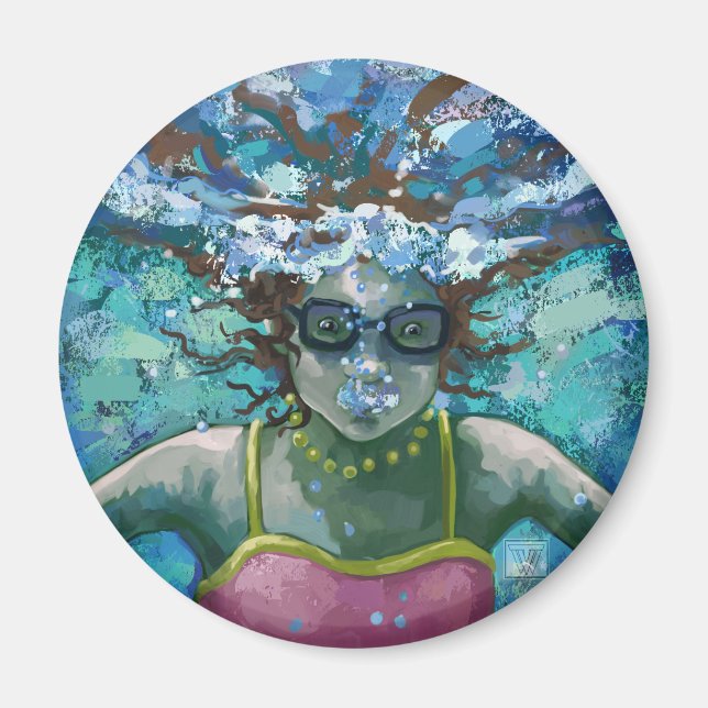 Under Water Swim Magnet (Front)