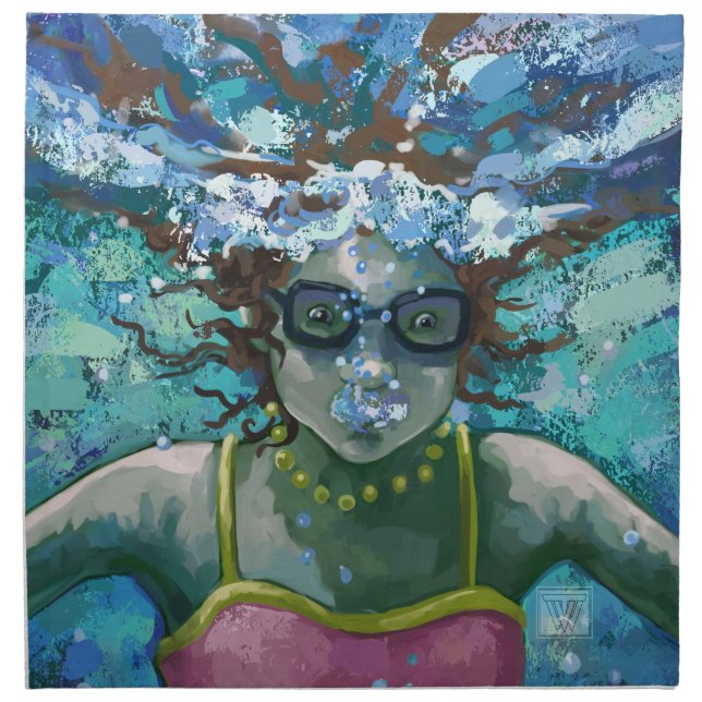 Under Water Swim Napkin (Front)