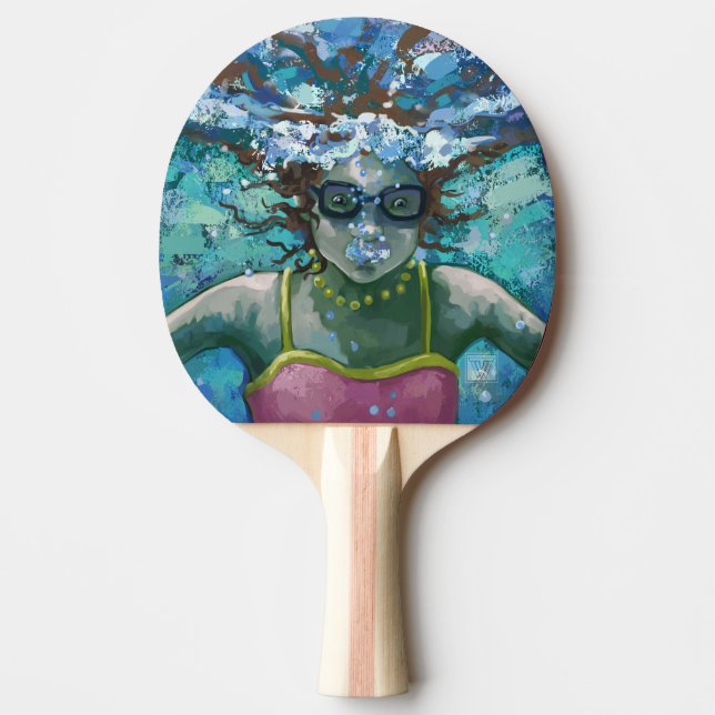 Under Water Swim Ping-Pong Paddle (Front)